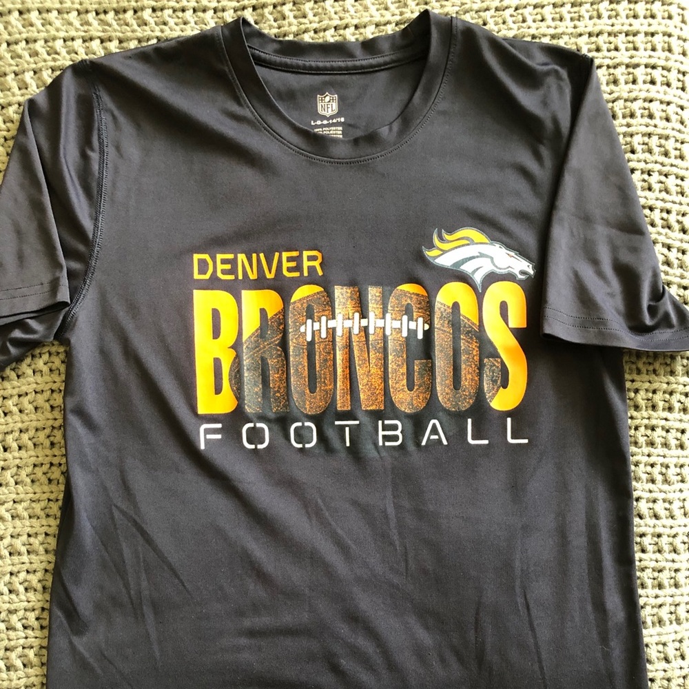 NFL Broncos Boys Athletic T - Shirt
